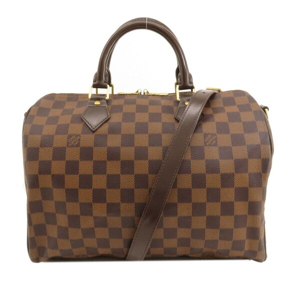LOUIS VUITTON Brown Damier Boston Bag - Picture 1 of 11